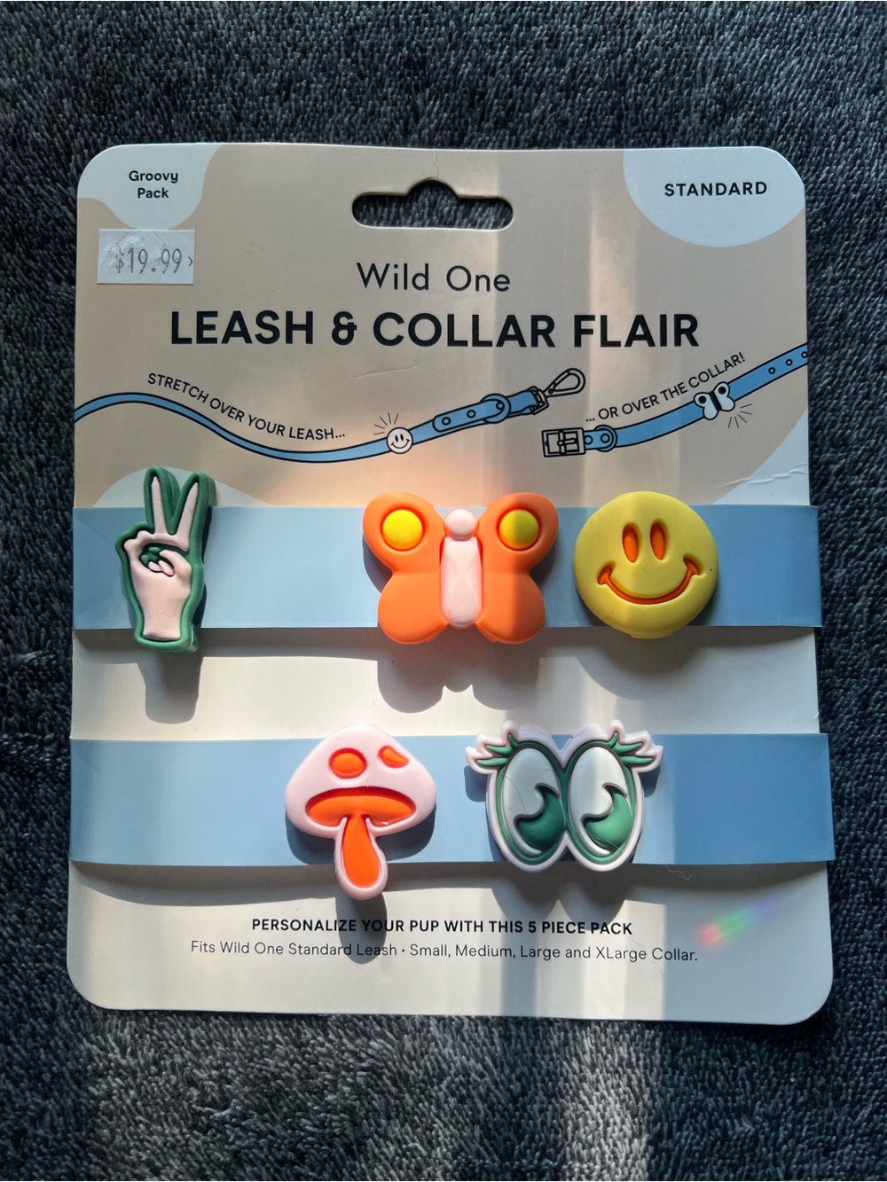 Wild One Leash & Collar Flair - Colorful Decorative Charms
